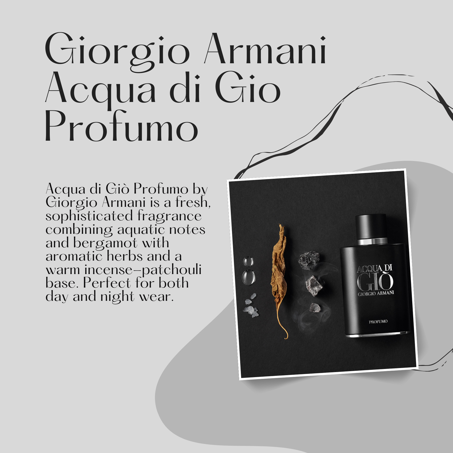 Giorgio Armani Profumo (last piece)